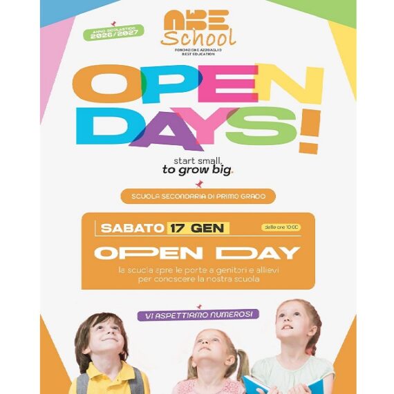 VI ASPETTIAMO ALL’OPEN DAY!